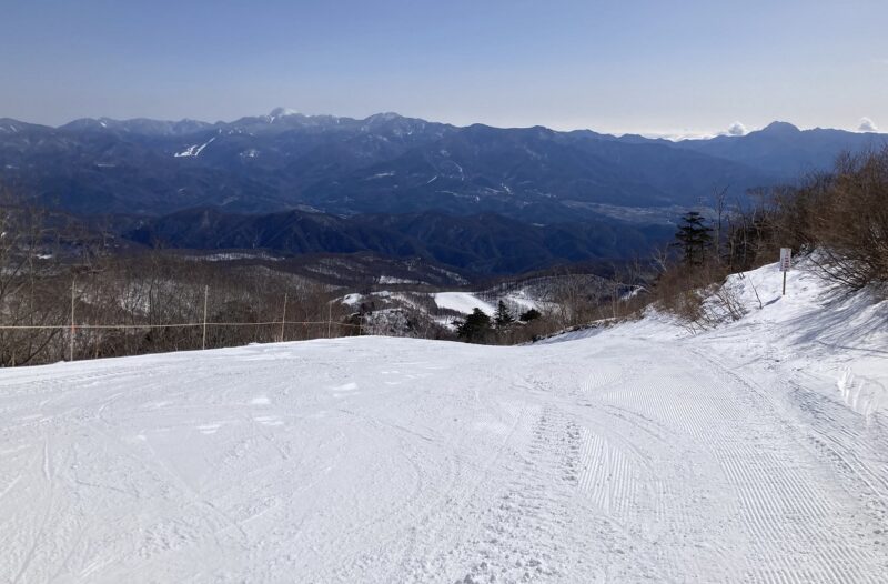 オグナほたかスキー場 gna hotaka 頂上 景観