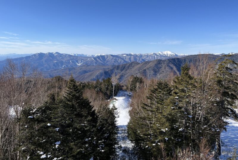 丸沼高原スキー場 展望台からの眺め