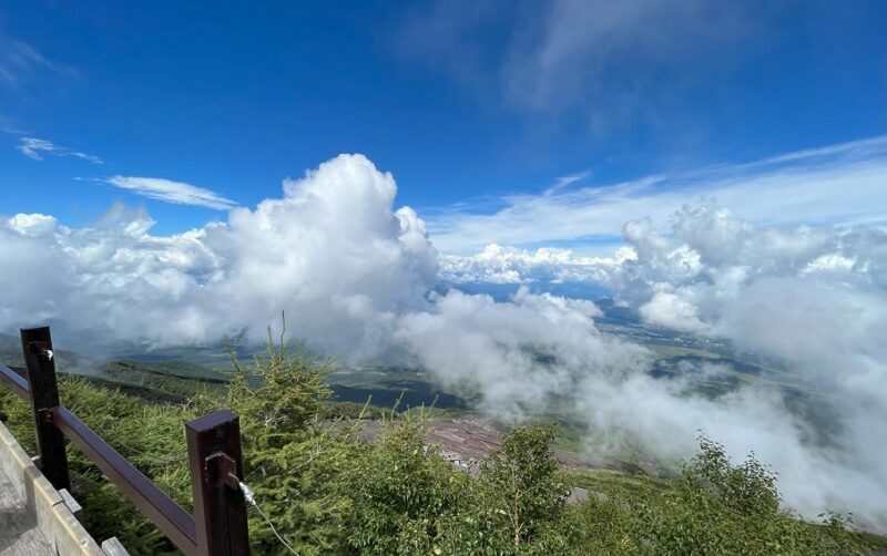 富士山 七合目 景色