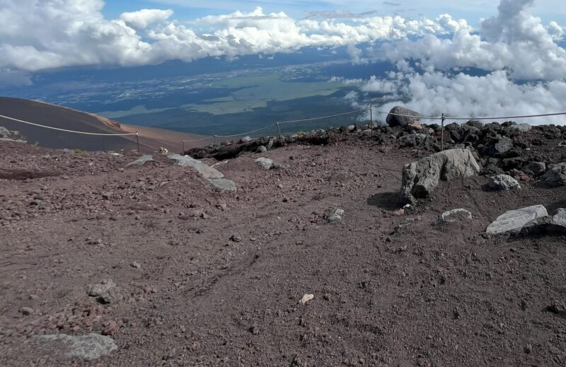 富士山 富士宮ルート 登山道 六合目