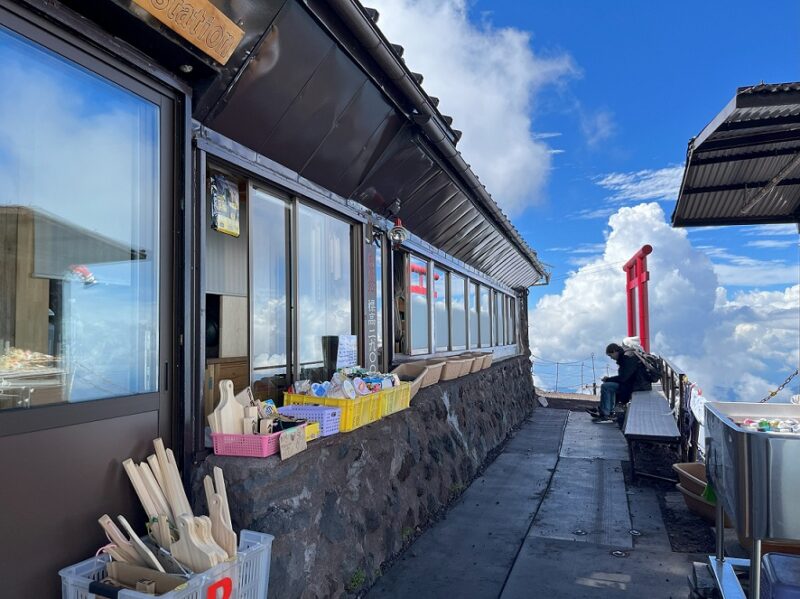 富士山 吉田ルート 登山道 標高2900m付近