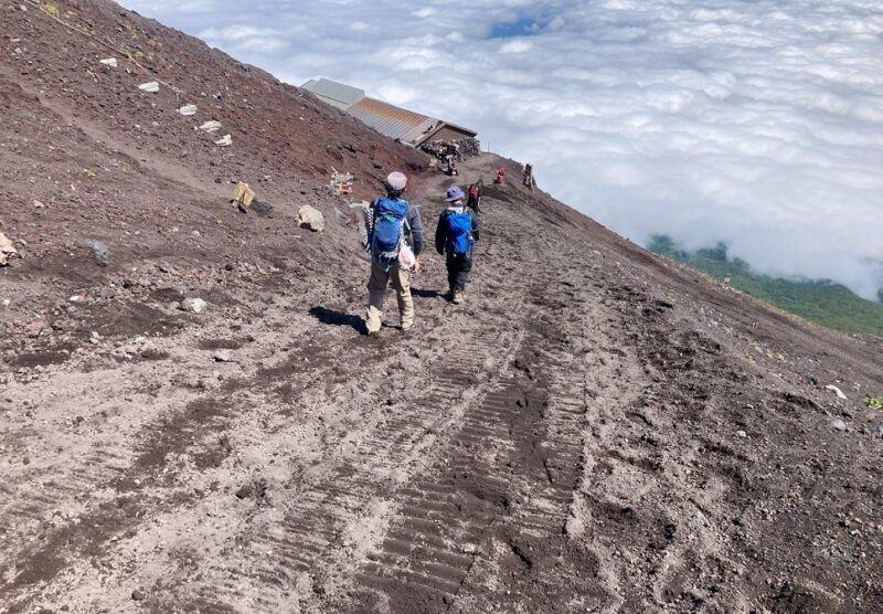 富士山 吉田ルート 下山道